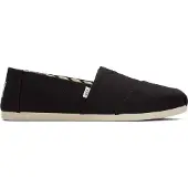 Toms Alpargata Herren Recycelte Baumwolle Le wand Schlupf Auf Turnschuhe Schwarz – undefined / Schwarz