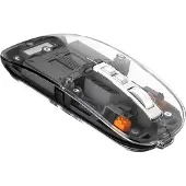 Xtrememac Maus - für mehrere Geräte - ergonomisch - kabellos - 2.4 GHz, Bluetooth - kabelloser Empfänger (USB)
