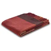 Biederlack Plaid "Soft Impression", rot (rubin), B:130cm L:170cm, Kaschmir, Wolle, Wohndecken, Plaid, im klassischen Karodesign