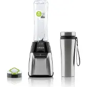 Haeger LQ-350.008A, Sport-Mixer, 0,6 l, 350 W, Schwarz, Edelstahl, Transparent