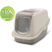Savic Nestor Happy Planet - Katzentoilette - Recycled - Grau - 56x39x39 cm