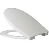Hamberger Sanitary WC-Sitz Passat Premium Edelstahl, Soft Close, Take off, weiß