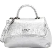 Replay Handtasche Umhängetasche Handbag Silver silberfarben