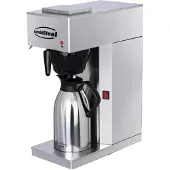 CombiSteel Kaffeemaschine mit 1,8L/5min und Isolierkanne 2 Liter aus Edelstahl