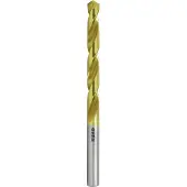 RUKO Din 338 Hss-tin Ground Split Point Helical Ø 9.75 Mm Metallbohrer 10 Einheiten