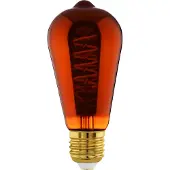 Eglo LED-Lampe ST64 E27 4W 2.000K Filament kupfer