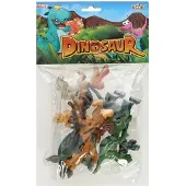 Nobrand Spielset mit 6 verschiedenen Dinosaurier-Figuren, jeweils 6 bis 10 cm groß
