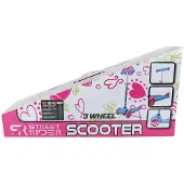 Street Rider 3-Wheel Scooter – Verstellbares Lenkrad – Pink – Für Kinder ab 3 Jahren – Max. 50 kg