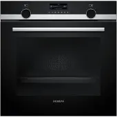 Siemens Pyrolyse Backofen "HB579GBR3", Energieeffizienz: A+, grau (edelstahl), B:59,4cm H:59,5cm T:54,8cm, Backöfen, Gesund snacken mit airFry & mühelose activeClean Reinigung, Pyrolyse Backofen