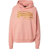 Superdry Vl Rhinestone Relaxed Kapuzenpullover