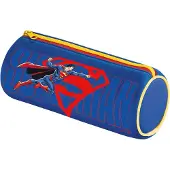 Maped - Federmäppchen SUPERMAN - reißfestes Neopren-Schulmäppchen - rund, 21 cm x 6 cm