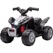 AIYAPLAY Elektro-Quad Miniquad Kinder Elektro ATV Kinderquad mit LED Schwarz