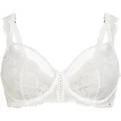 Dorina "Lyra Satin" Schnürdetails vorn, Netzstoff, florale Spitze
