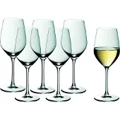 WMF 3201001629, Weingläser-Set, Glas, Transparent, 0,39 ml, 6 Stück(e)