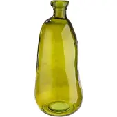 Gilde Bodenvase "Bodenvase bauchig; organisch Organical grün H. 51 cm", grün, B:22cm H:51cm T:22cm Ø:22cm, Glas, Vasen, Bodenvase