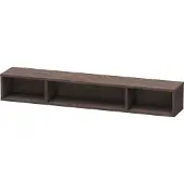 Duravit L-Cube Regalelement horizontal, 3 Fächer, 140x800x120mm, LC120007272, Farbe: Eiche Dunkel gebürstet Echtholzfurnier