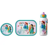 Mepal Lunchbox "Lunchset Campus 3er Set", bunt (disney princess), B:2cm H:2cm L:2cm, ABS-Kunststoff, Lebensmittelaufbewahrungsbehälter, Lunchbox