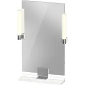 Duravit LED-Spiegel 9 W Sivida 45x65x3,6cm, w g, Leu., au, stl, Gr. chr