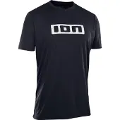 iON Logo Kurzarm Enduro Trikot Schwarz S Mann Schwarz S
