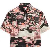 Superdry Mandarin Jacquard Kurzarm-t-shirt