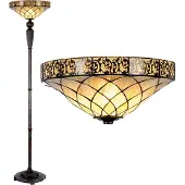 Clayre & Eef Deckenfluter Diamond im Tiffany-Stil