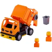 Cavallino Toys Mein erster Müllwagen, orange, 19 cm