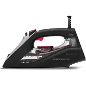 Taurus Geyser Eco Easy 2800, Trocken- & Dampfbügeleisen, Keramik-Bügelsohle, 180 g/min, Schwarz, Eingebaut, Manuell