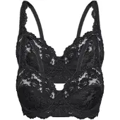 Sassa Bügel-BH "2er Pack Bügel BH CLASSIC LACE", Damen, Gr. 75, Cup D, schwarz (schwarz schwarz), Obermaterial: 90% Polyamid PA. 10% Elasthan EL., BHs Bügel-BH