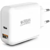 Urban Factory Psc45uf Usb-c-und Usb-c-wandladegerät 45w 18w
