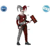 Atosa Harlequin Halloween Jungenkostüm