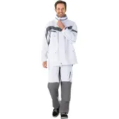 Planam Allwetterjacke Plaline Gr. XL reinweiß/zink