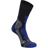 Hanwag Wandelsocken Trek-Merino Socke Unisex Black Royal Blue-Schuhgröße 39 - 41