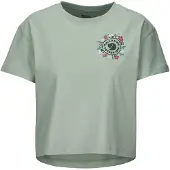 Fjällräven Fjällblomster Logo T-shirt W misty green (674) XS
