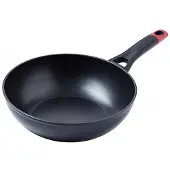 Pyrex Optima+ 4937818 Wokpfanne, 28 cm max. Durchmesser, Aluminium, Antihaftbeschichtung