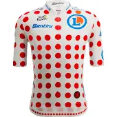 Santini Tour De France Official Polka Dot 2025 Kurzarm-radtrikot