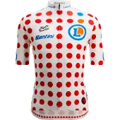 Santini Tour De France Polka Dot 2025 Kurzarm-radtrikot