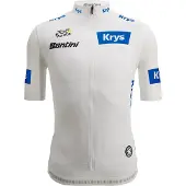 Santini Tour De France White 2025 Kurzarm-radtrikot Weiß M Mann Weiß M