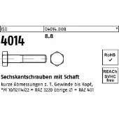 Reyher ISO 4014 - Stahl 8.8 blank - M 22x90 - Sechskantschrauben mit Schaft