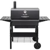 Char-Broil 140253, Holzkohle + Brennholz, 1 Zone(n), 700 x 495 mm, Stahl, 700 x 495 mm, Eisenguss