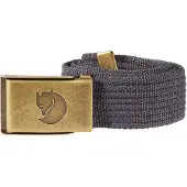 Fjällräven Kids Canvas Brass Belt dark grey (030) One Size