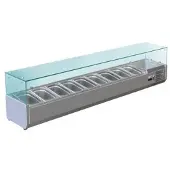 Saro Kühlaufsatz - 1/4 GN, Modell VRX 2000/330, Robuster Kühlaufsatz für professionelle Kühlung, 1 Stück