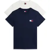 Tommy Hilfiger T-Shirt-Set Ess Flag DM0DM22143 Bunt Slim Fit
