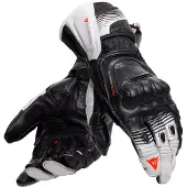 Dainese Fiero Metal Schwarz Rot Lava Weiß Handschuhe Größe 3XL
