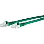 METZ CONNECT Cat.6A, 0,5 m, Cat6a, S/FTP (S-STP), RJ-45, RJ-45, Grün