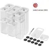 Zwilling Fresh & Save CUBE CUBE Set, S/M / 12-tlg, Transparent-Weiß