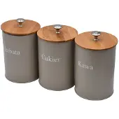 KINGHOFF EssenslagerBrunbeste Küchenbehälter-Set 30733