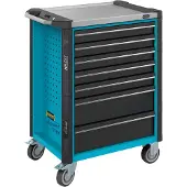 Hazet Werkstattwagen Assistent 179NX leer schwarz/blau - 179NX-7 - schwarz/blau
