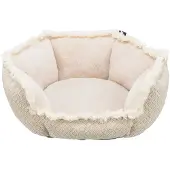 Trixie Boho Hundekorb - 65 x 65 cm - Sand/Beige