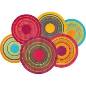 Wash & dry Teppich "Cosmic Colours" Gr. 4, bunt, B:140cm H:9mm L:200cm, Kunstfaser, BY KLEEN-TEX, Teppiche, Teppich, rutschhemmend, waschbar, Wohnzimmer