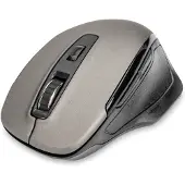 Digitus Wireless Optical Mouse, 6 Tasten, Ergonomisch, Beidhändig, Optisch, RF Wireless, 1600 DPI, Schwarz, Grau